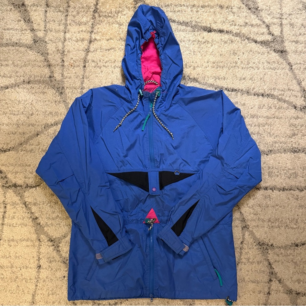 Blue Helly Hansen Jacket with Pink Lining